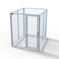 TK Products Complete 5'W Kennel w/8-3” Stainless Steel Bolt Assemblies