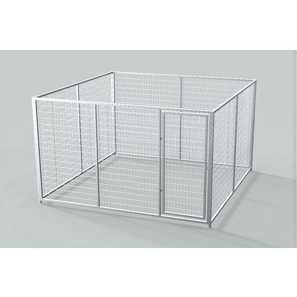 TK Products Complete 10’x10′ Kennel w/ 8-3″ Stainless Steel Bolt Assemblies - - Dog Kennels & Runs by TK Products