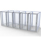 TK Products Complete 3’W x 5’L x 6’H Kennel Run w/ Stainless Steel Hardware