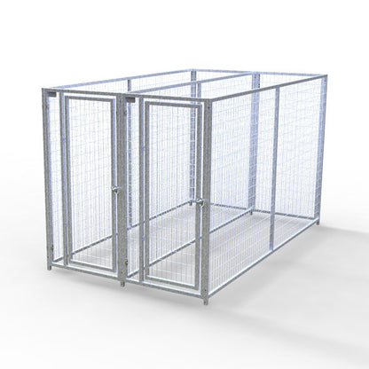 TK Products Complete 3’W x 10’L x 6’H Kennel Run w/ Stainless Steel Hardware