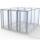 TK Products Complete 3’W x 10’L x 6’H Kennel Run w/ Stainless Steel Hardware