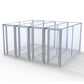 TK Products Complete 3’W x 10’L x 6’H Kennel Run w/ Stainless Steel Hardware