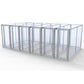 TK Products Complete 3’W x 10’L x 6’H Kennel Run w/ Stainless Steel Hardware