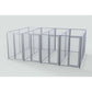 TK Products Complete 4’W x 10’L x 6’H Kennel Run w/ Stainless Steel Hardware