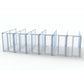 TK Products Complete 4’W x 10’L x 6’H Kennel Run w/ Stainless Steel Hardware