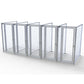 TK Products Complete 3’W x 5’L x 6’H Kennel Run w/ Stainless Steel Hardware