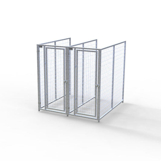 TK Products Complete 3’W x 6’L x 6’H Kennel Run w/ Stainless Steel Hardware