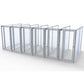 TK Products Complete 3’W x 8’L x 6’H Kennel Run w/ Stainless Steel Hardware