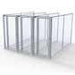 TK Products Complete 3’W x 10’L x 6’H Kennel Run w/ Stainless Steel Hardware