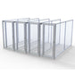 TK Products Complete 3’W x 10’L x 6’H Kennel Run w/ Stainless Steel Hardware