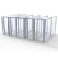 TK Products Complete 3’W x 10’L x 6’H Kennel Run w/ Stainless Steel Hardware