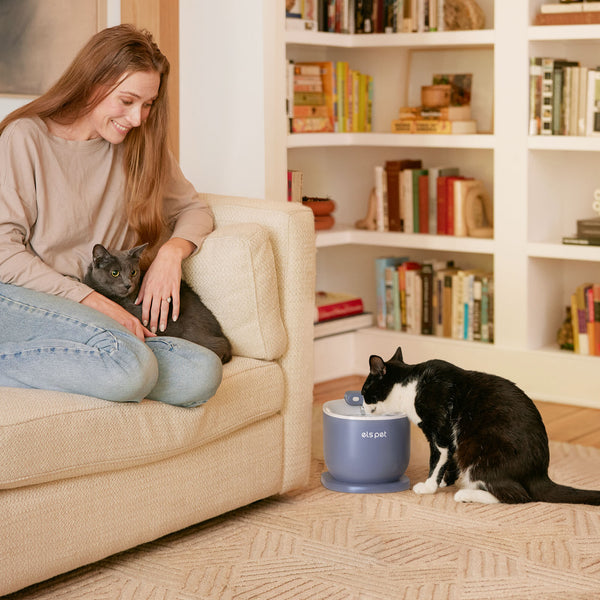 Els Pet Wireless And Automatic Cat Water Fountain