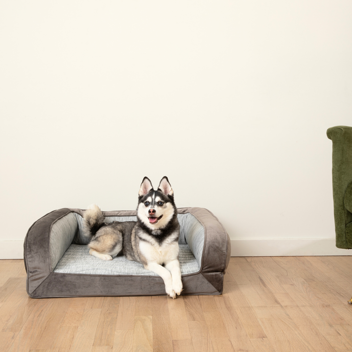PupChill™ Cooling Bolster Dog Bed - - by Paw.com