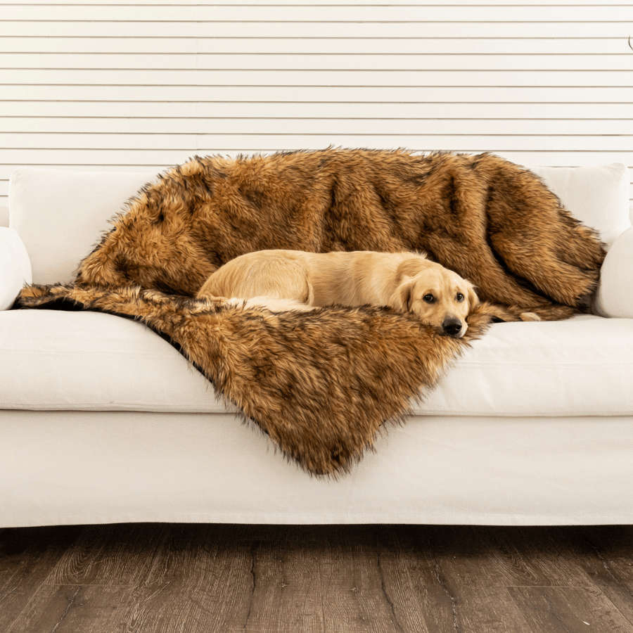 PupProtector™ Waterproof Throw Blanket - Sable Tan - - Dog Blanket by Paw.com