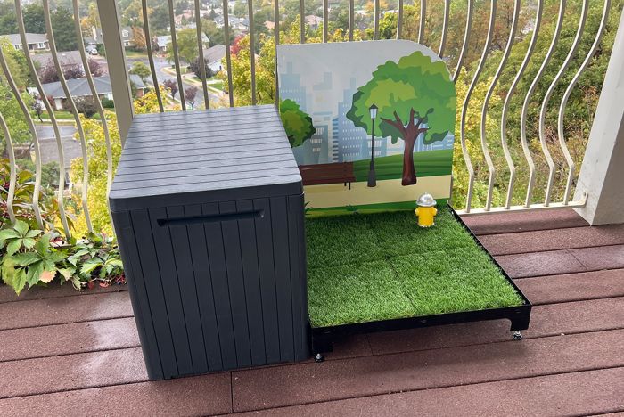 K9 Kennel Store Quick N Clean Potty Station - - Potty Station by K9 Kennel Store