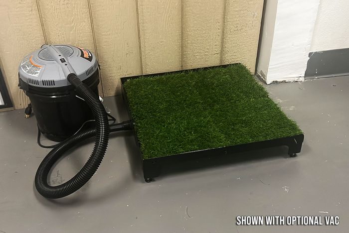 K9 Kennel Store Quick N Clean Potty Station - 2' X 4' Quick N Clean Stand Alone Potty Station - Potty Station by K9 Kennel Store