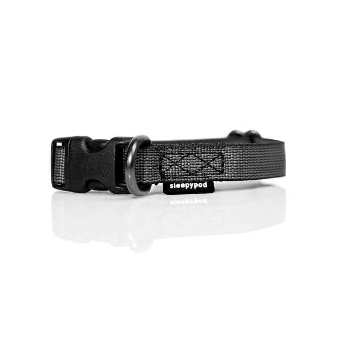 Sleepypod Everyday Collar - Charcoal Grey Chromaweave - Collar by Sleepypod