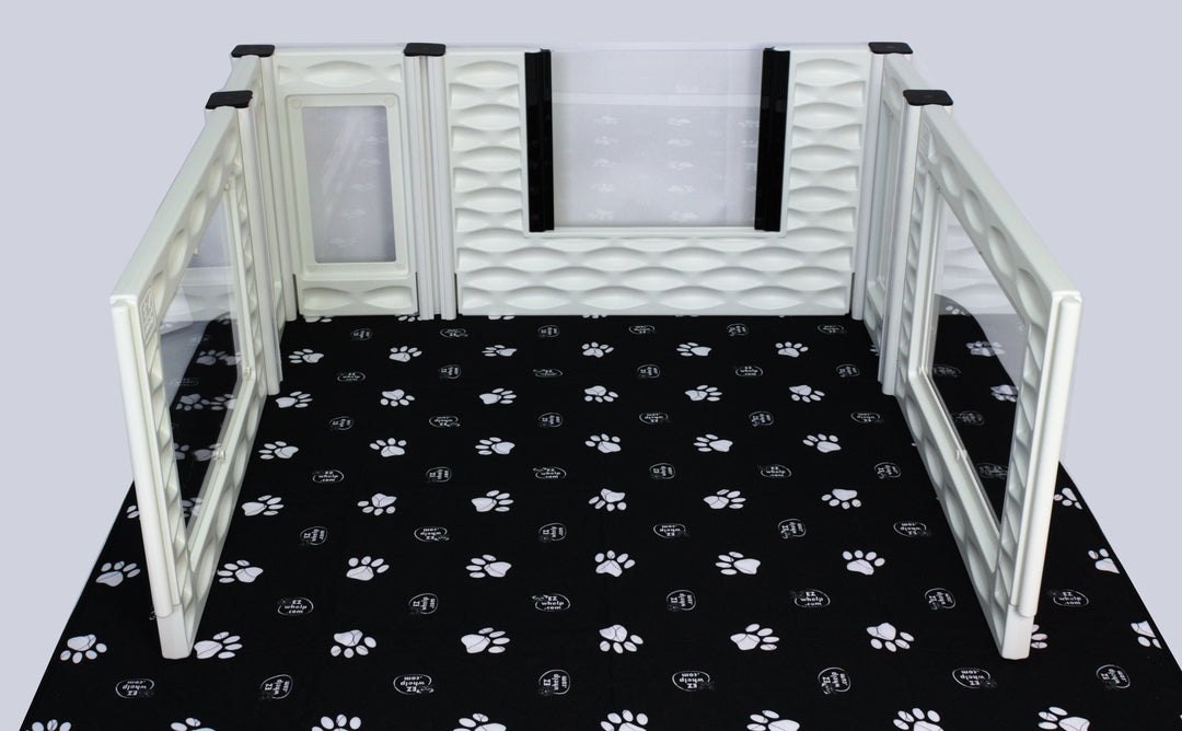 EZclassic Windowed Add-On Room - 38x38 Windowed Add-on - Whelping Box by EZwhelp