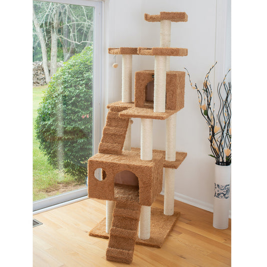Armarkat 74" Multi-Level Real Wood Cat Tree - - Cat Tree by Armarkat