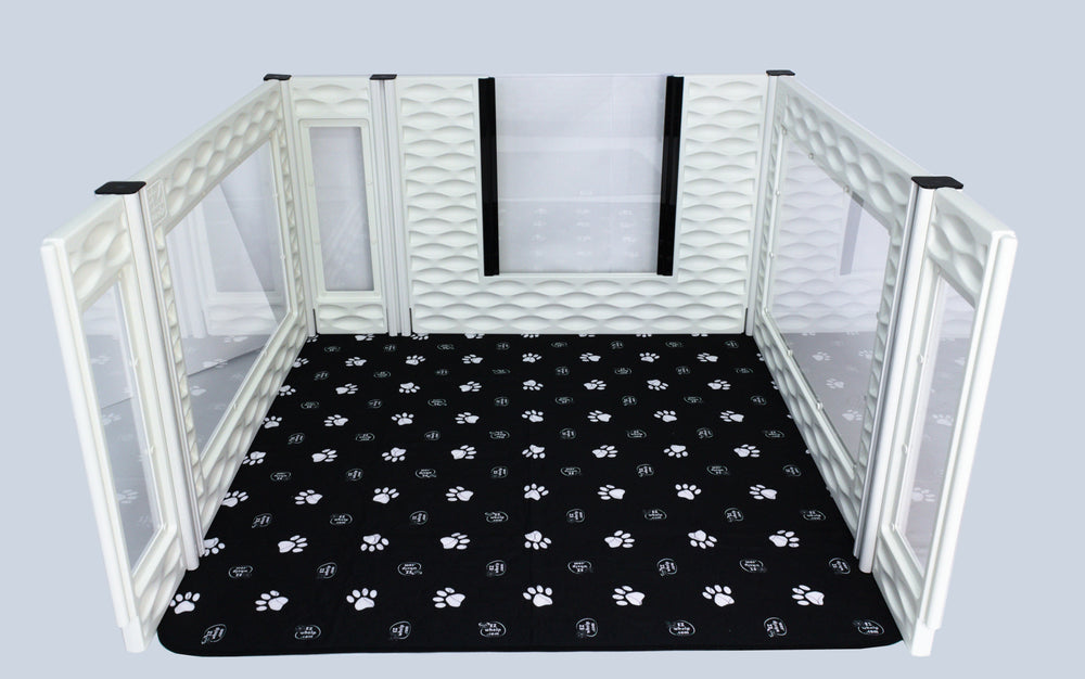 EZclassic TALL Windowed Add-On Room (28" tall) - 48" x 48" x 28"TALL Windowed Add-on - Whelping Box by EZwhelp