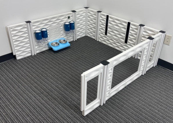 EZclassic Mess Hall Add-On Room Set - standard 18" height - 48" x 48" x 18" Mess Hall - by EZwhelp
