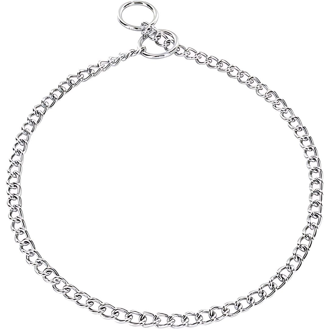 Dean & Tyler Herm Sprenger Choke Chain Collar, Short Round Links - 2mm