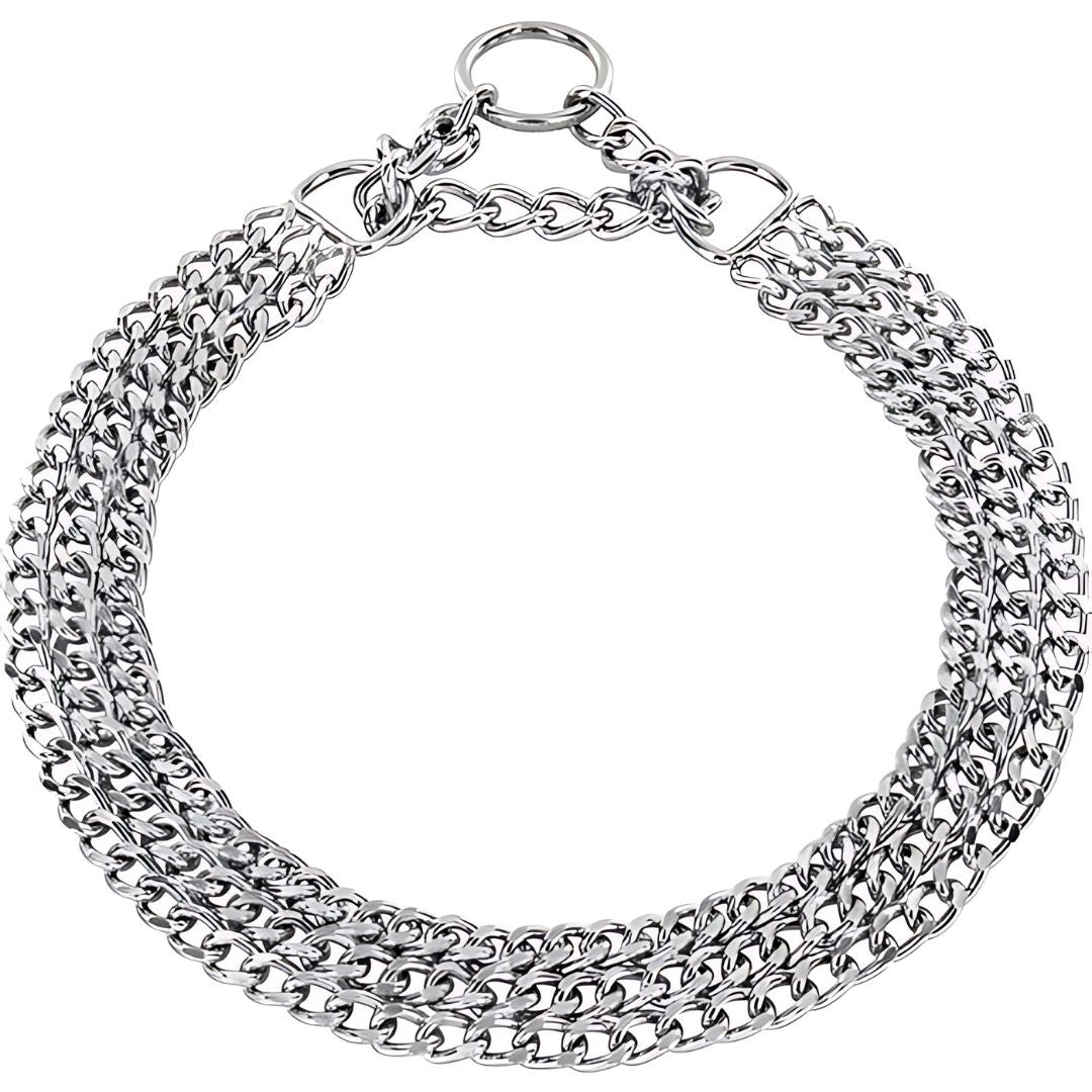 Dean & Tyler Herm Sprenger Triple Row Martingale Collar - - Training collars by Dean & Tyler