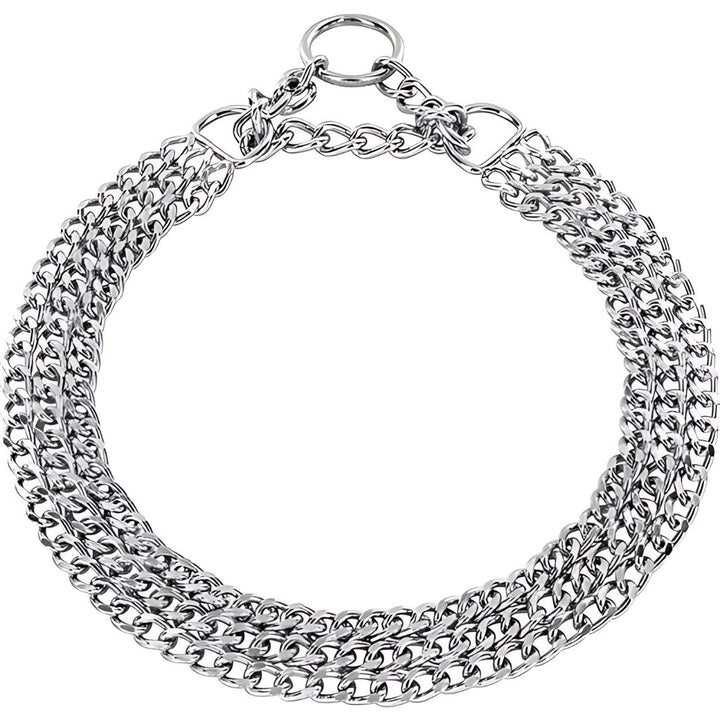 Dean & Tyler Herm Sprenger Triple Row Martingale Collar - - Training collars by Dean & Tyler