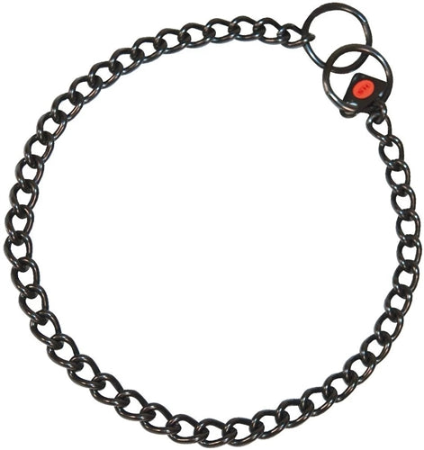 Dean & Tyler Herm Sprenger Choke Chain Collar - Short Round Links - Gauge 2.5mm x 24" (60cm) - Collars by Dean & Tyler