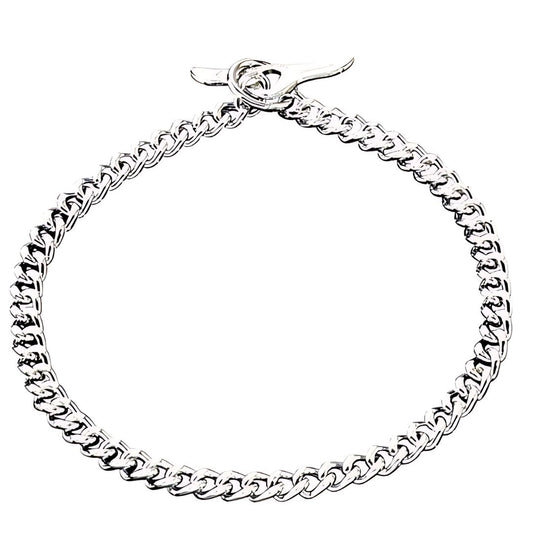 Dean & Tyler Herm Sprenger Chain Collar with Toggle, Flat Links - 3mm