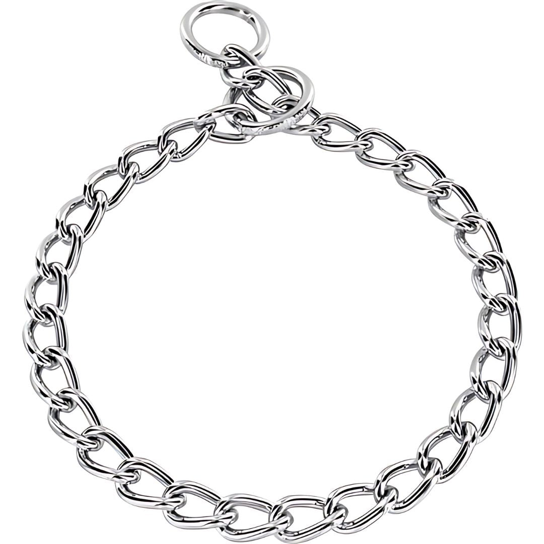 Dean & Tyler Herm Sprenger Choke Chain Collar - 4mm - - Collars by Dean & Tyler