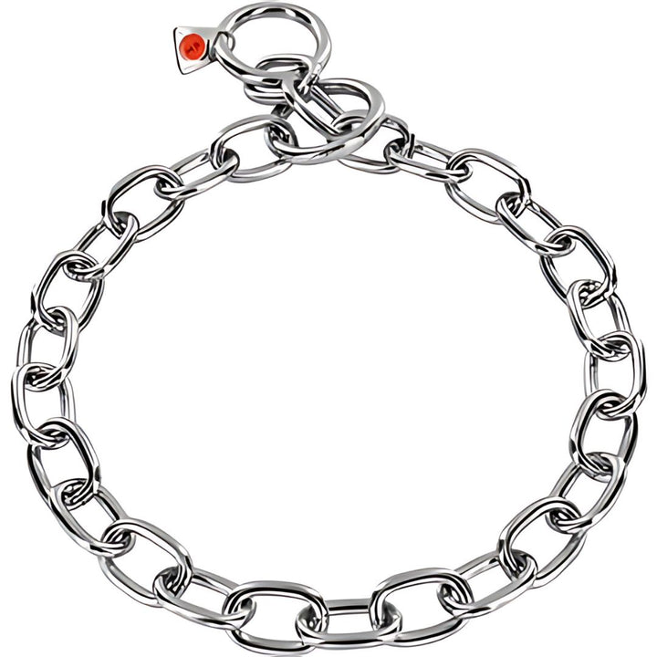 Dean & Tyler Herm Sprenger Fur Saver Collar - Stainless Steel - - Collars by Dean & Tyler