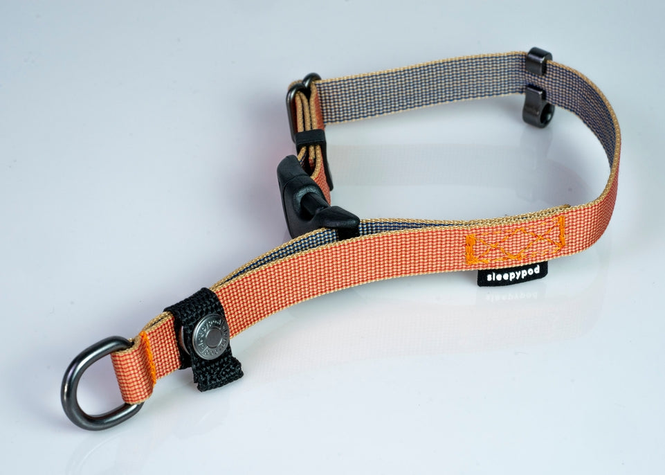 Sleepypod Locking Martingale Collar - Brilliant Copper Chromaweave - Collar by Sleepypod