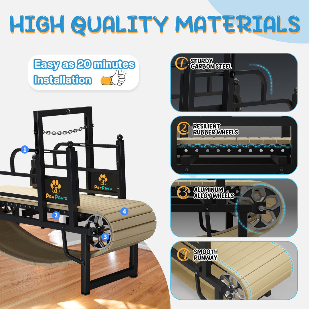 PawPaw's Dog Treadmill For Large Dogs - - Dog Treadmills by PawPaw's