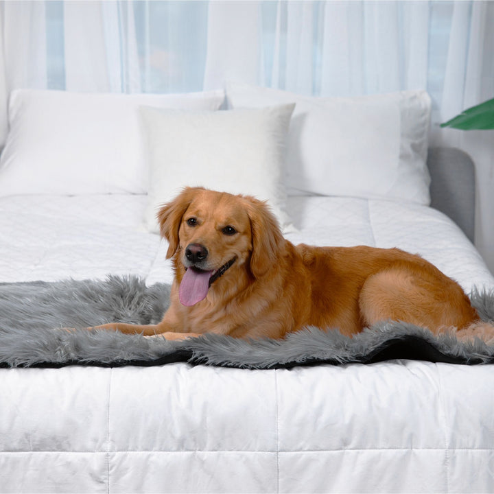 PupProtector™ Waterproof Bed Runner - Charcoal Grey - - Dog Blanket by Paw.com