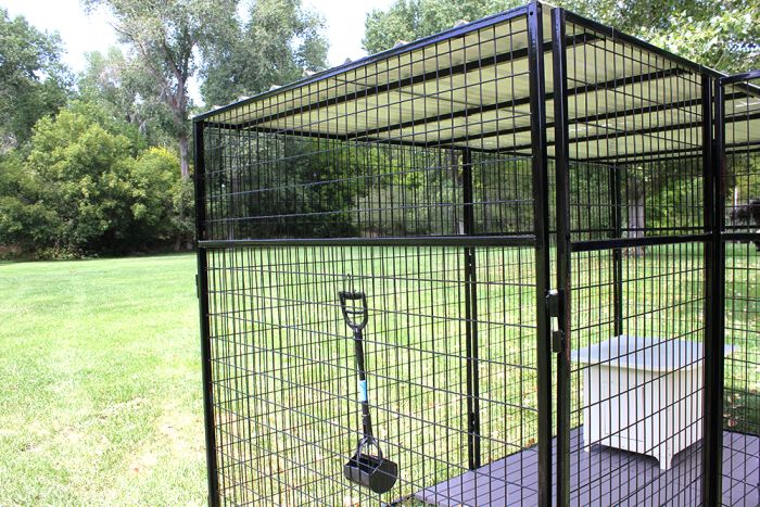 K9 Kennel Store Flat Corrugated Metal Kennel/Run Roof - - Dog Kennels & Runs Accessories by K9 Kennel Store