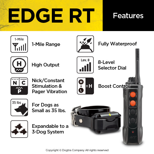 Dogtra EDGE RT E-Collar - - by Dogtra