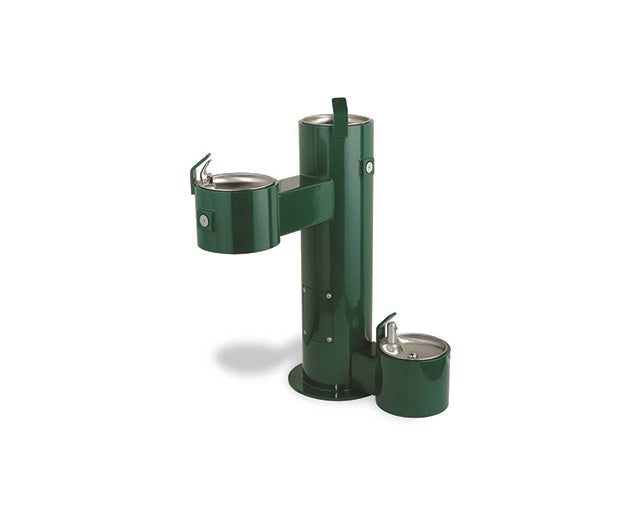 BarkPark Fido & Me Fountain W/ Accessible & Standard Basins - - by BarkPark