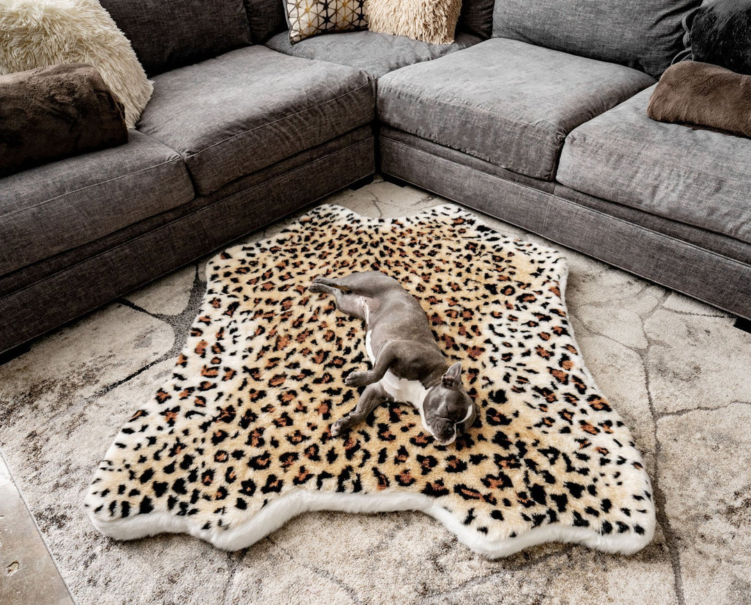 PupRug™ Animal Print Memory Foam Dog Bed - Cheetah Faux Print - - Today by Paw.com