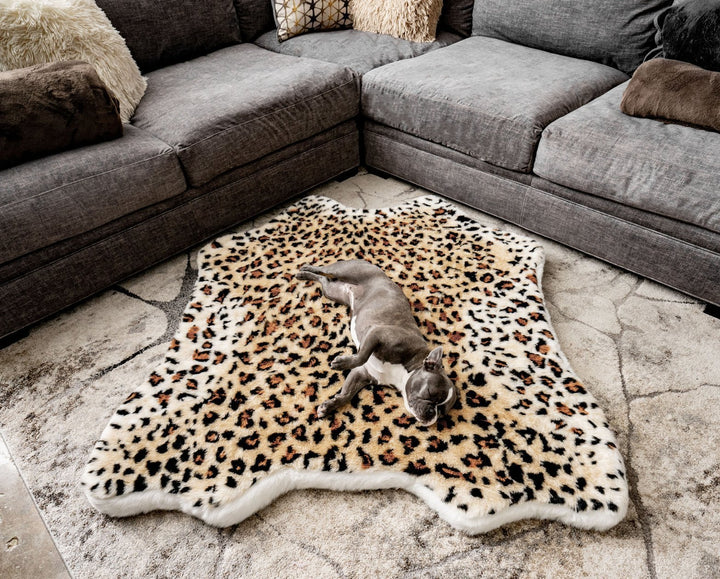 PupRug™ Animal Print Memory Foam Dog Bed - Cheetah Faux Print - - Today by Paw.com