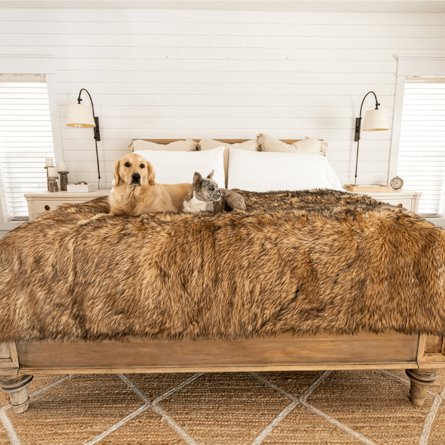 PupProtector™ Waterproof Throw Blanket - Sable Tan - - Dog Blanket by Paw.com