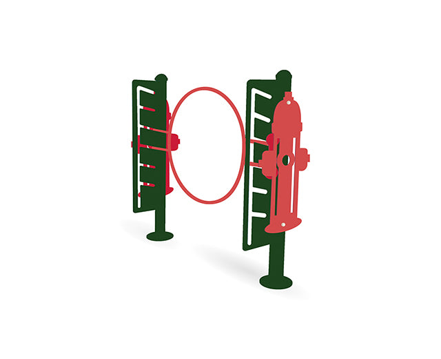 BarkPark Adjustable Hoop Jump - Natural - by BarkPark