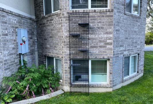 K9 Kennel Store 8" X 22" X 96" Catio Tower - No Hideout - Catio by K9 Kennel Store
