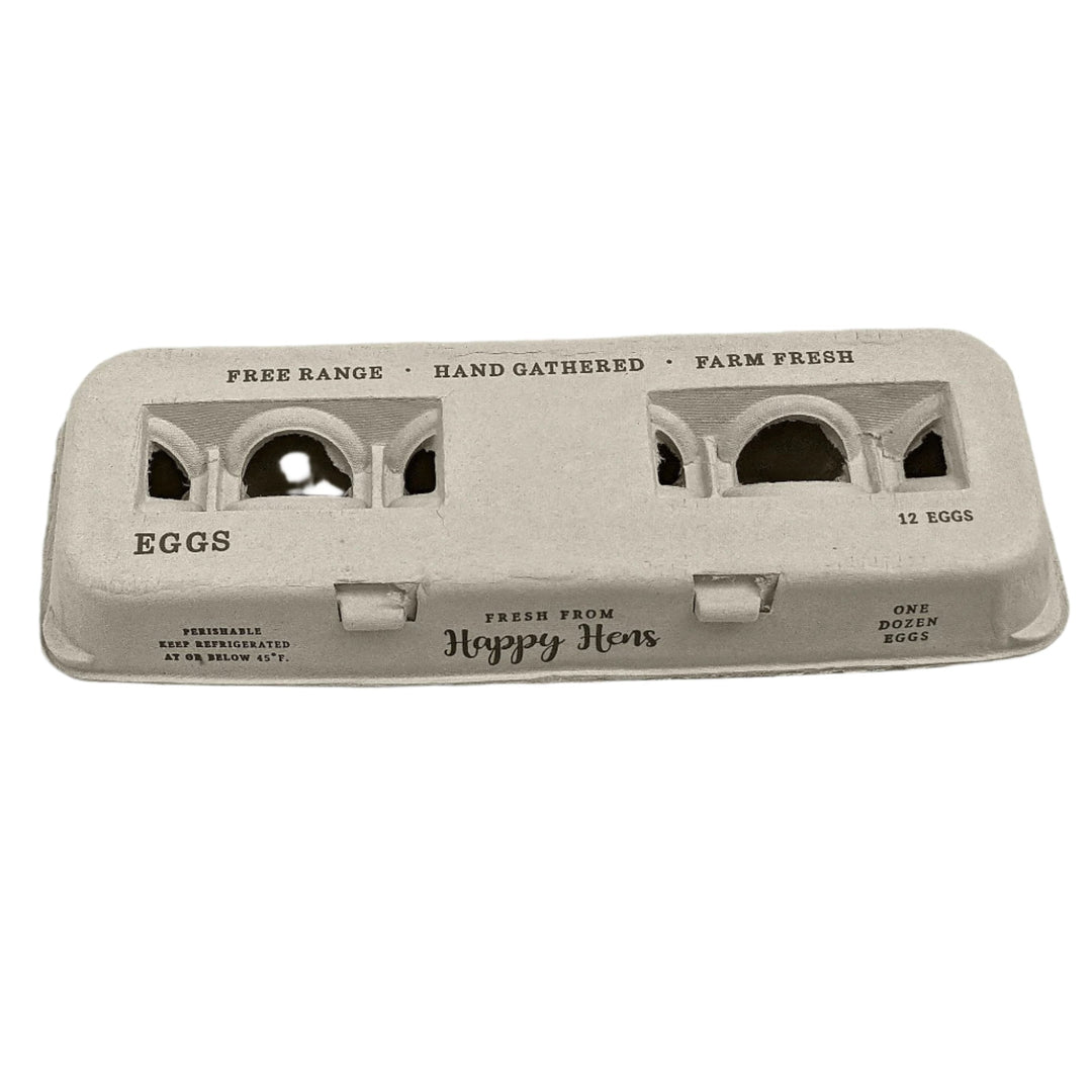 Henlay Blank Stamping Egg Cartons - 25, 90, or 250 - - Egg Cartons by My Pet Chicken