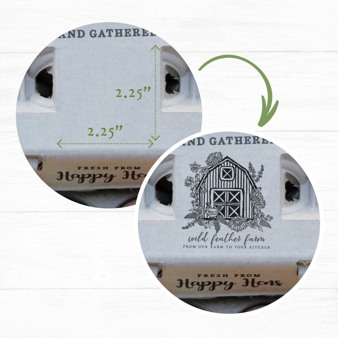 Henlay Blank Stamping Egg Cartons - 25, 90, or 250 - - Egg Cartons by My Pet Chicken