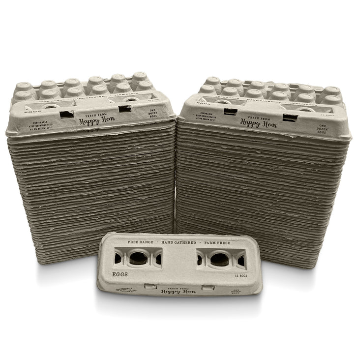 Henlay Blank Stamping Egg Cartons - 25, 90, or 250 - - Egg Cartons by My Pet Chicken