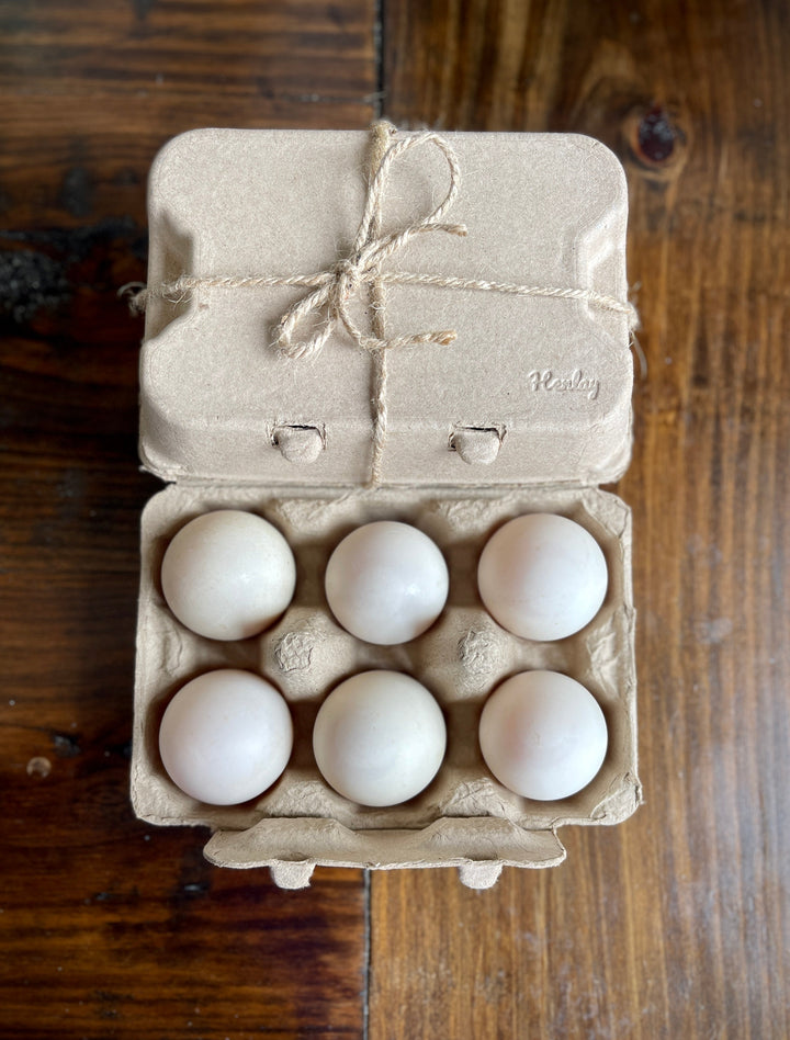 Henlay Duck Egg Cartons - Holds Half Dozen Jumbo Eggs- Blank Flat Top, 2 colors, 20 or 100 - - Egg Cartons by My Pet Chicken