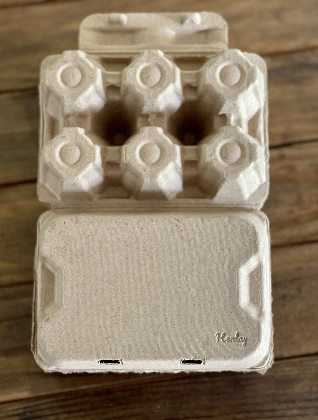 Henlay Duck Egg Cartons - Holds Half Dozen Jumbo Eggs- Blank Flat Top, 2 colors, 20 or 100 - - Egg Cartons by My Pet Chicken