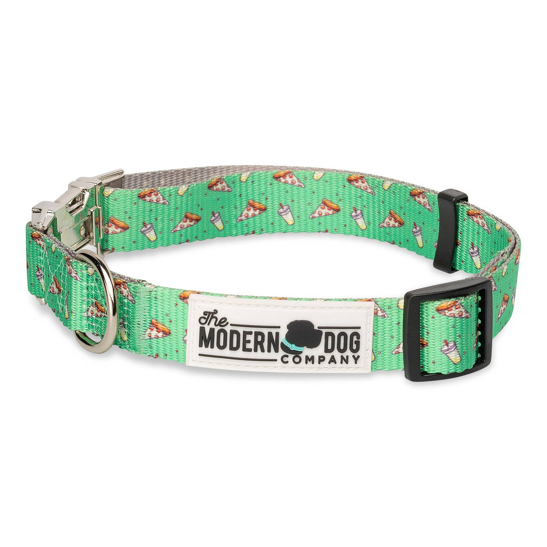 The Modern Dog Company - Pizza Party Collar - - by The Modern Dog Company Store