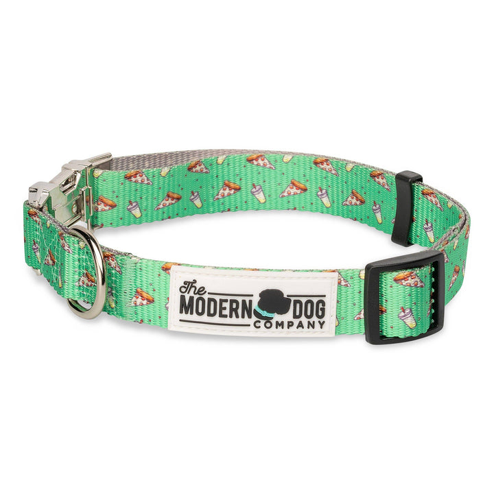 The Modern Dog Company - Pizza Party Collar - - by The Modern Dog Company Store